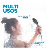 DUCHA TELÉFONO BUZIOS CON MANGUERA FLEXIBLE ITALGRIF